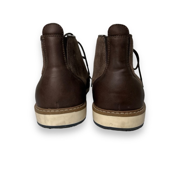 Artefact Stitchfix Men’s Taupe Suede Leather Lace-Up Chukka Boot 10 - Picture 6 of 8